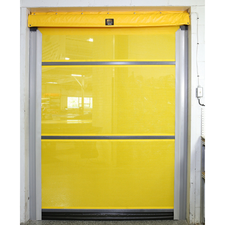 GOFFS Manual Hand Crank Roll-Up Mesh Door, 9Ftx9Ft G1MM9-9